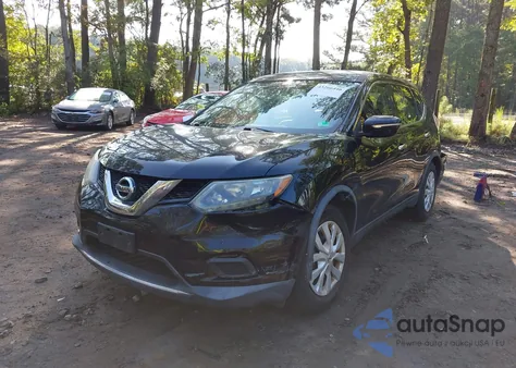 2015 Nissan Rogue S из США, поврежденный, VIN KNMAT2MV7FP527305